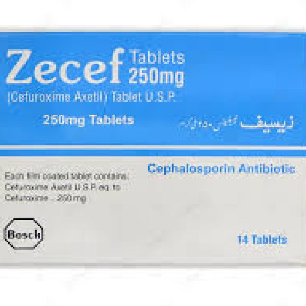 Zecef Tab 250 Mg 14's