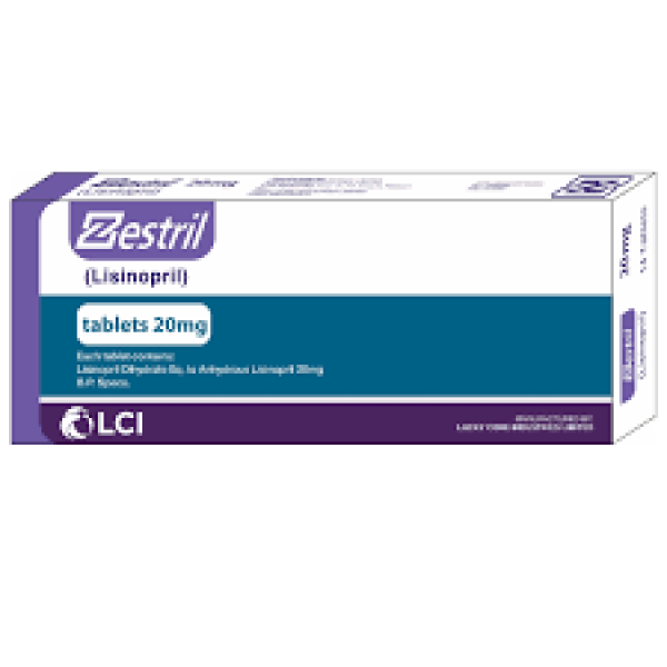 Zestril 20Mg Tab 14 s