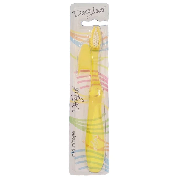 ezigrip-deziner-medium-toothbrush-yellow-1-ct-804724